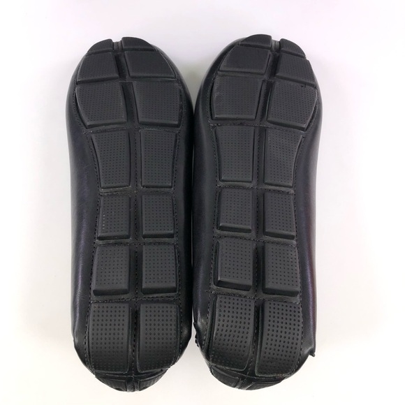 The Men\'s Store Leather Penny Drivers Black Shoes main image 6